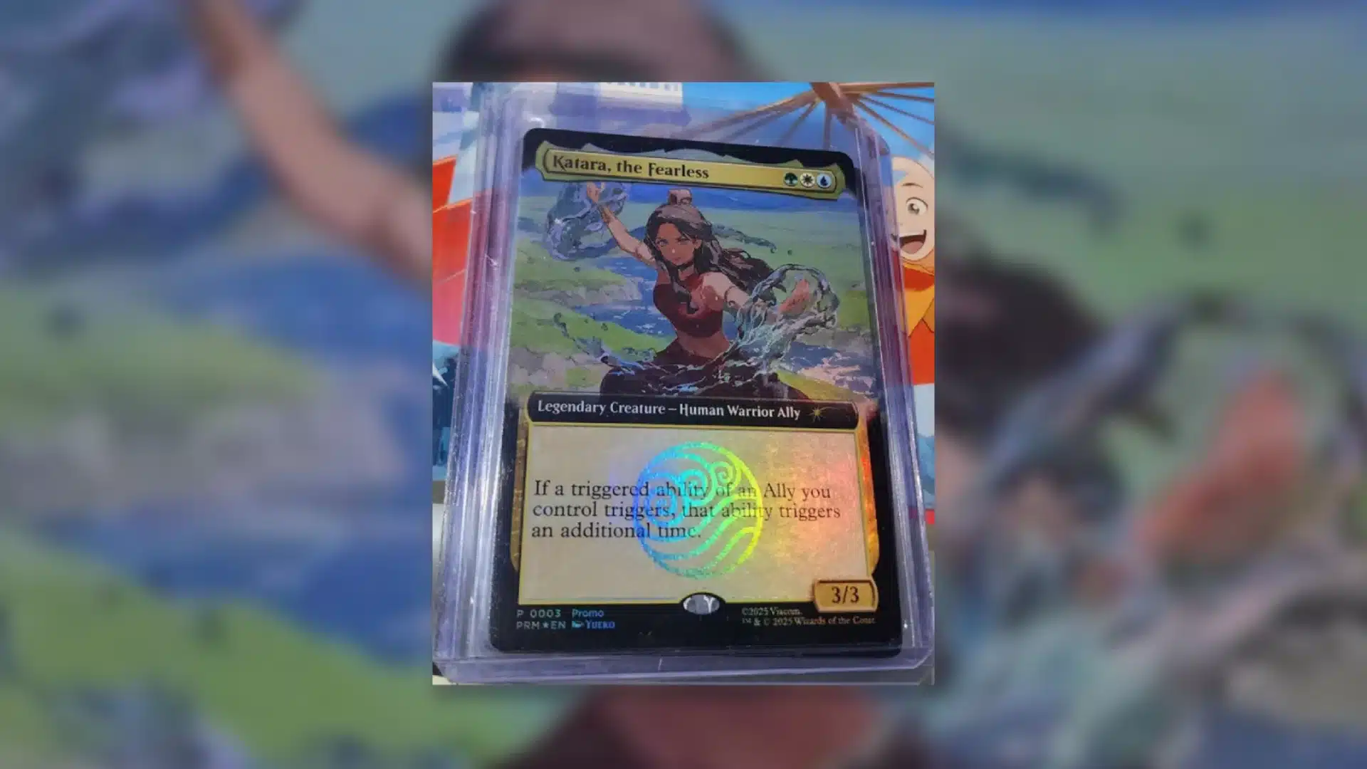 mtg katara promo card Magic The Gathering Avatar The Last Airbender Prerelease Pack Katara B –  COLLECTION REALM