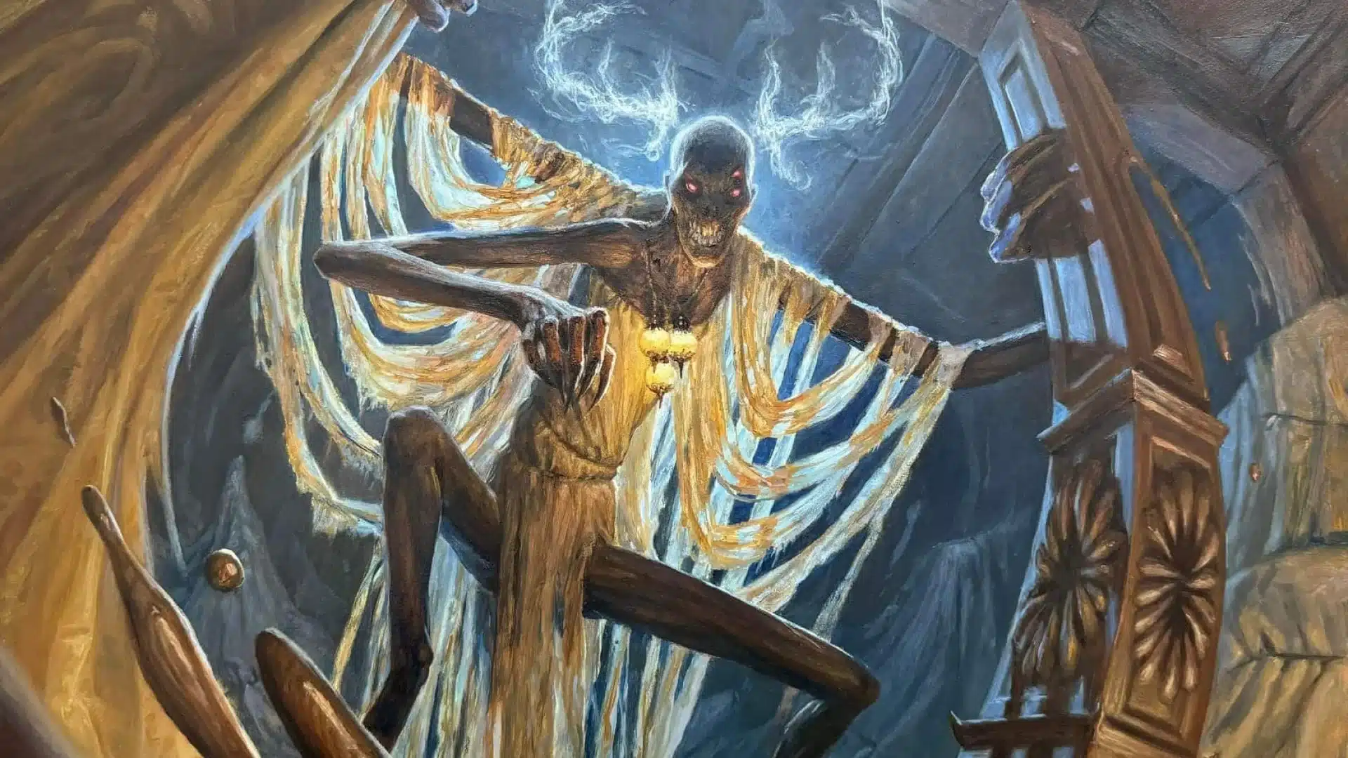 Overlord of the Mistmoors | Duskmourn: House of Horrors | Art by Steven Belledin
