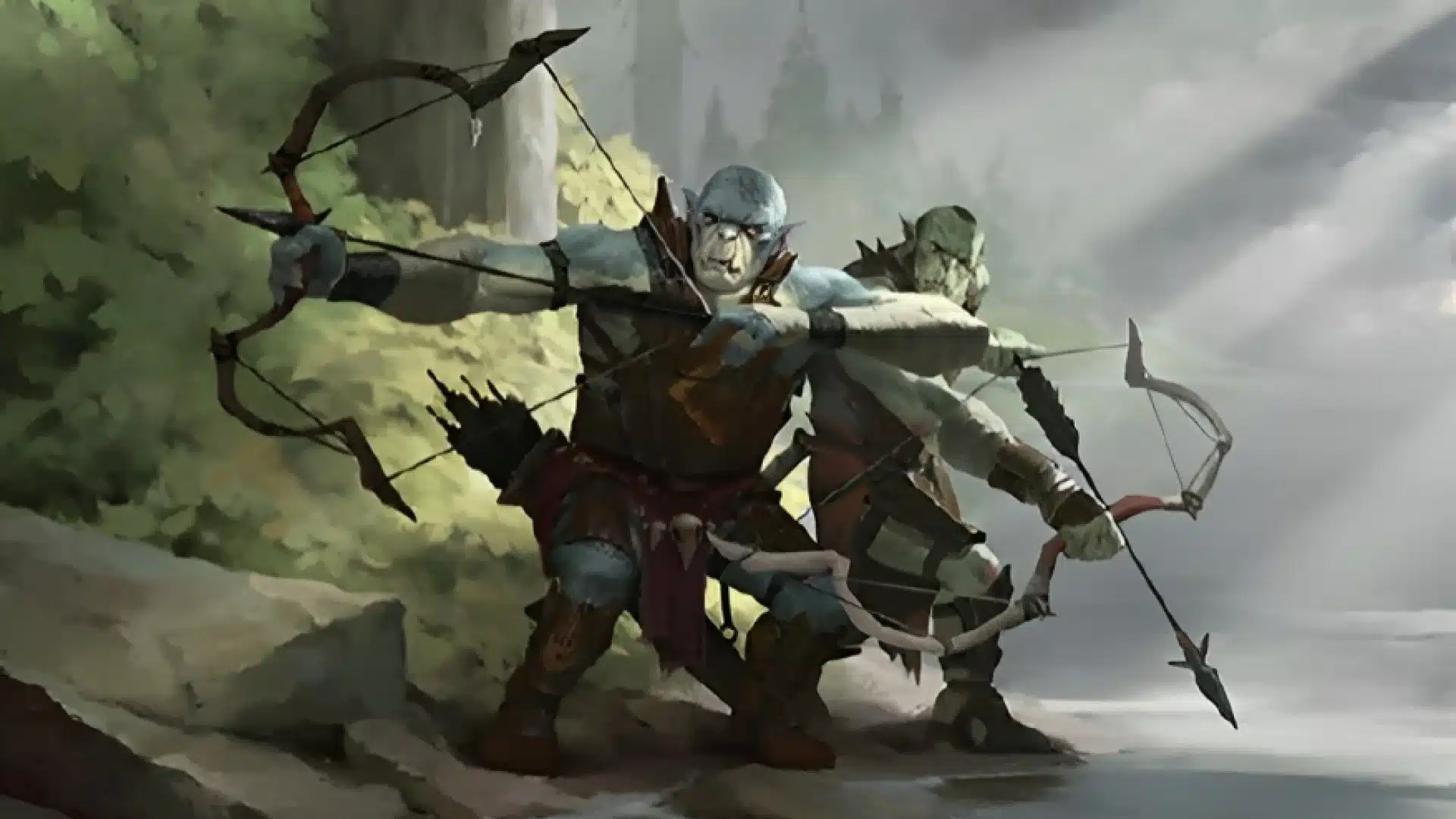 Orcish Bowmasters | The Lord of the Rings: Tales of Middle-earth | Art by Maxim Kostin