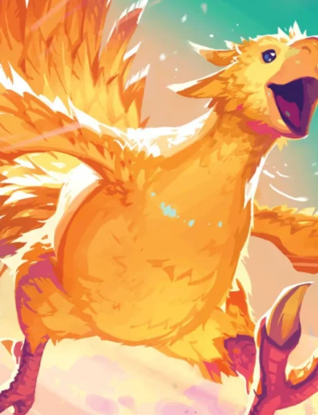 Traveling Chocobo | Final Fantasy | Art by Toni Infante