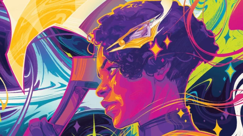 Edge of Eternities Collector Booster Box Art Haliya | Andrew Thompson