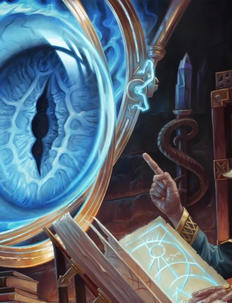 Contact Other Plane | Dungeons & Dragons: Adventures in the Forgotten Realms | Art by Alix Branwyn