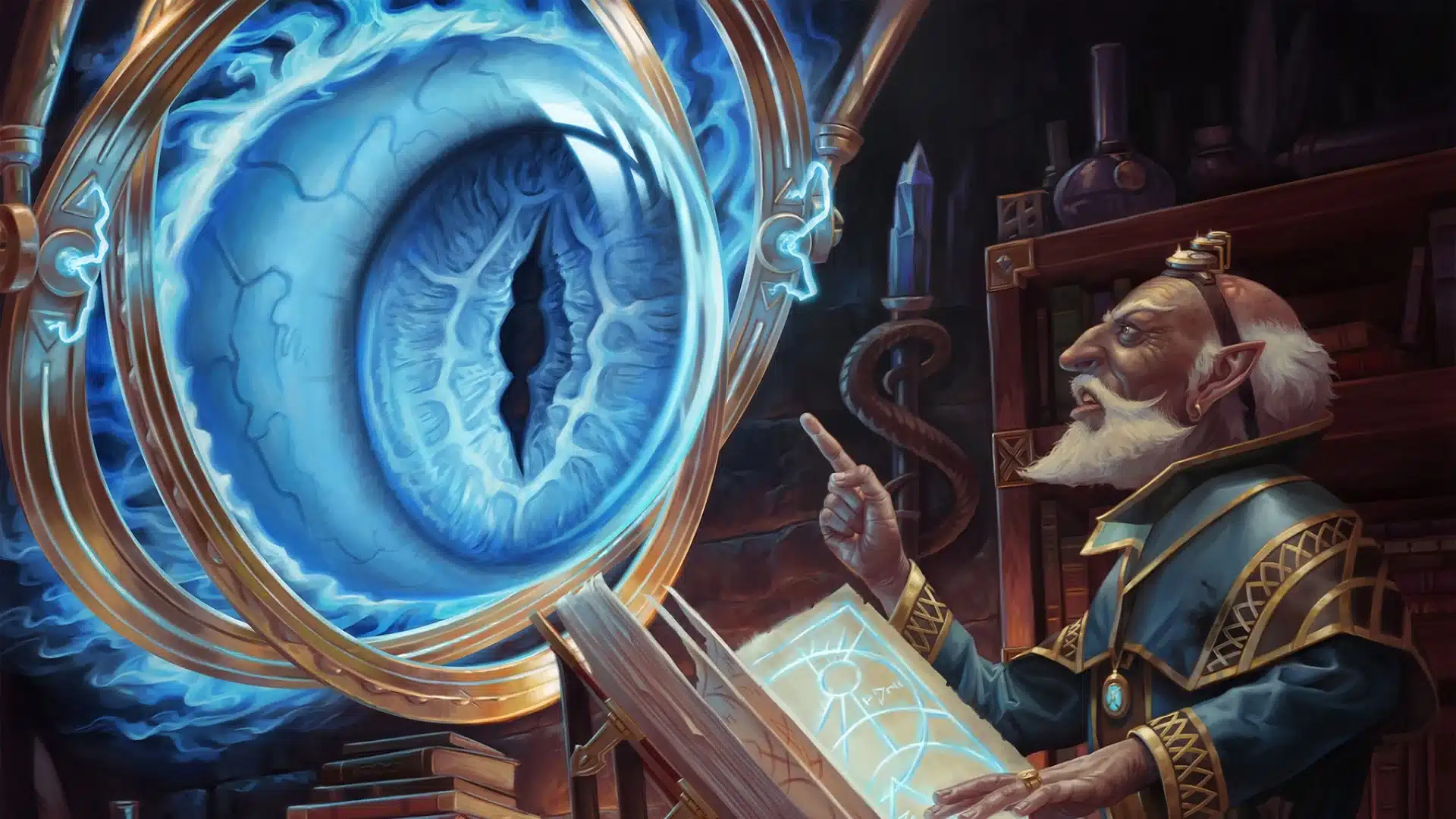 Contact Other Plane | Dungeons & Dragons: Adventures in the Forgotten Realms | Art by Alix Branwyn