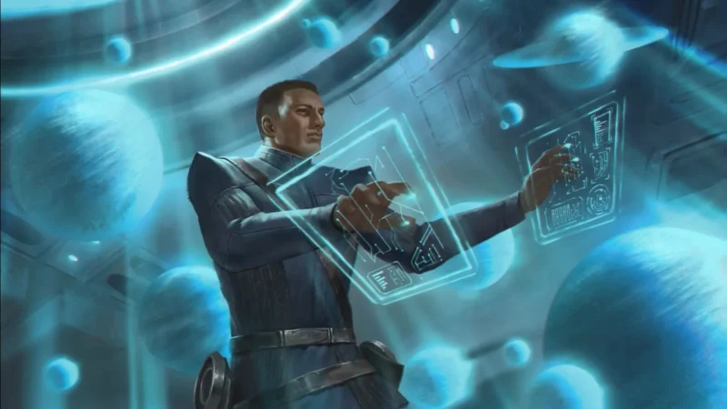 Consult the Star Charts | Edge of Eternities | Art by Antonio José Manzanedo