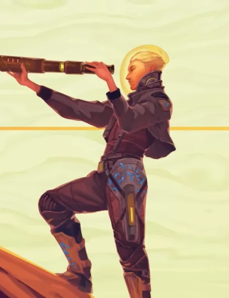 Sami, Wildcat Captain | Edge of Eternities | Art by Ashley Mackenzie
