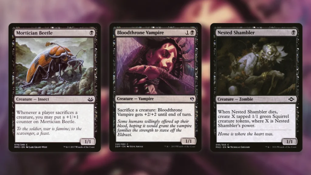 Mono Black Sacrifice MTG Pauper Redundancy