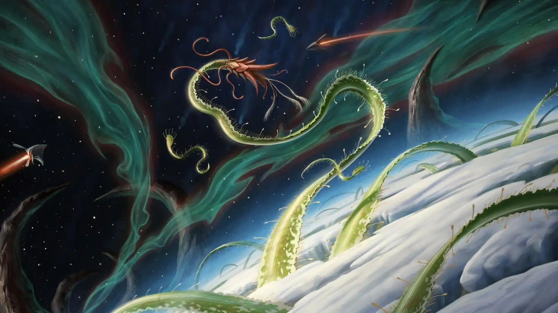 Ouroboroid | Edge of Eternities | Art by Samuel Perin