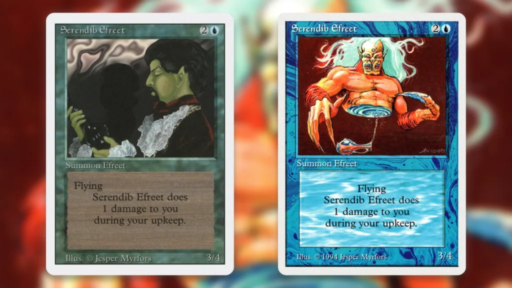 Summer Magic MTG Serendib Efreet