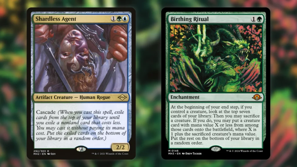 4 Color Omnath MTG Modern Birthing Ritual Package