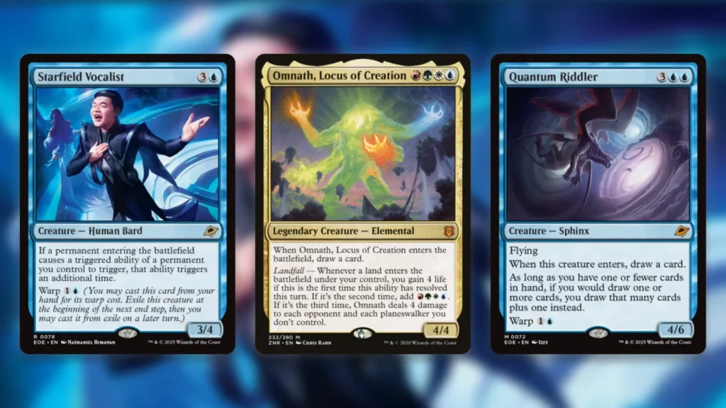 4 Color Omnath MTG Modern Warp Cards