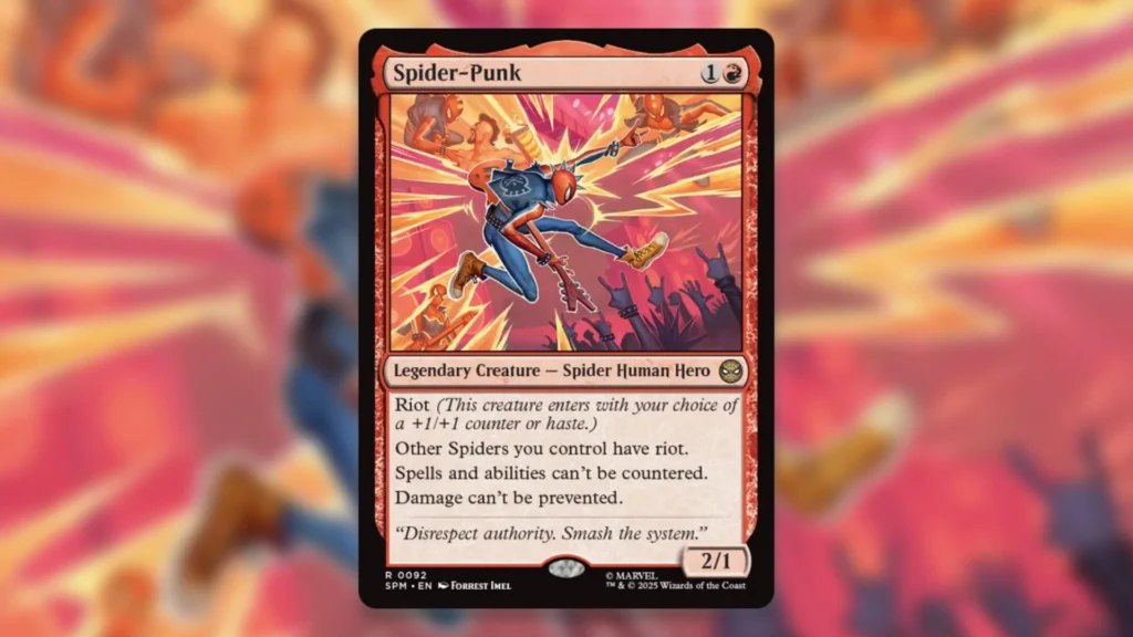 Best Commander Cards MTG Spider-Man Spider-Punk