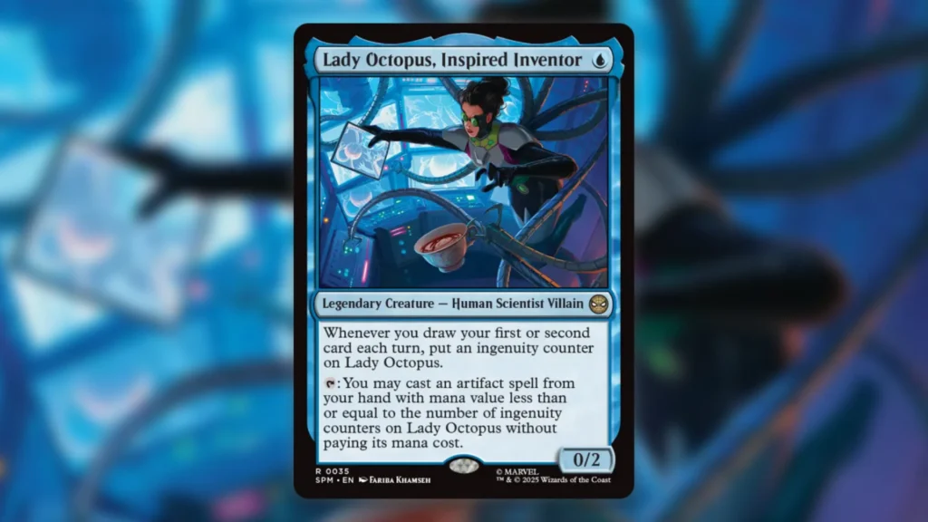 Lady Octopus Inspired Inventor MTG