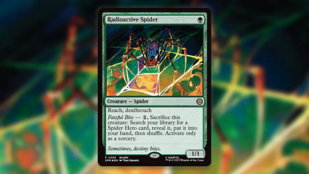 MTG Spider Man Rent Spoilers Radioactive Spider