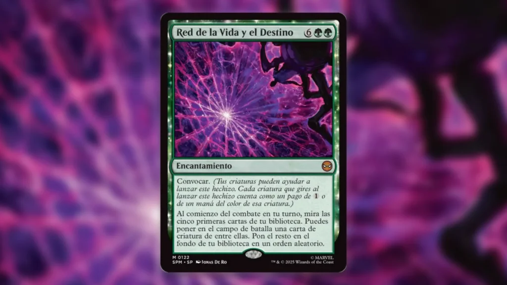 MTG Spider Man Rent Spoilers Web of Life and Destiny
