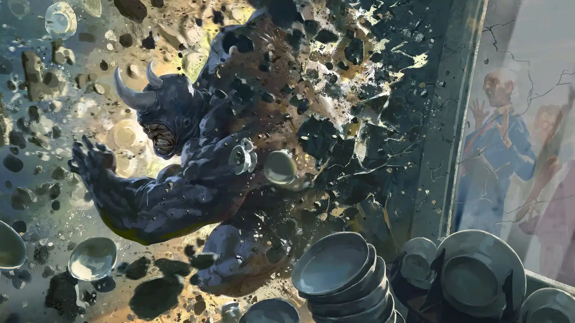 Rhino, Barreling Brute | Marvel's Spider-Man | Art by Filipe Pagliuso