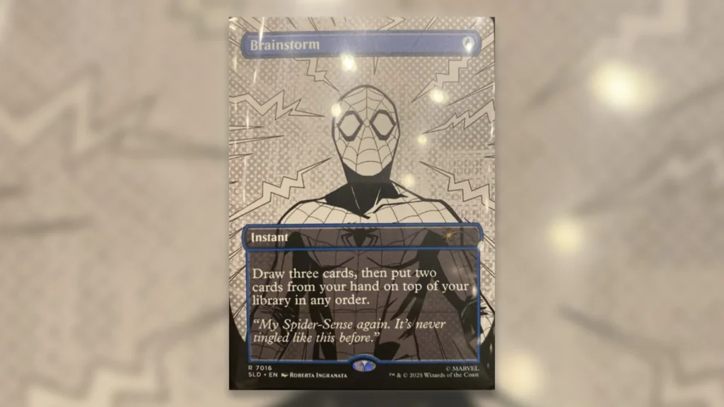 Spider Man Bonus Cards Brainstorm