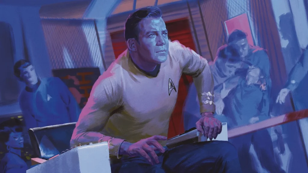 Captain Kirk, Boldly Going | Star Trek | Art by Josh Newton