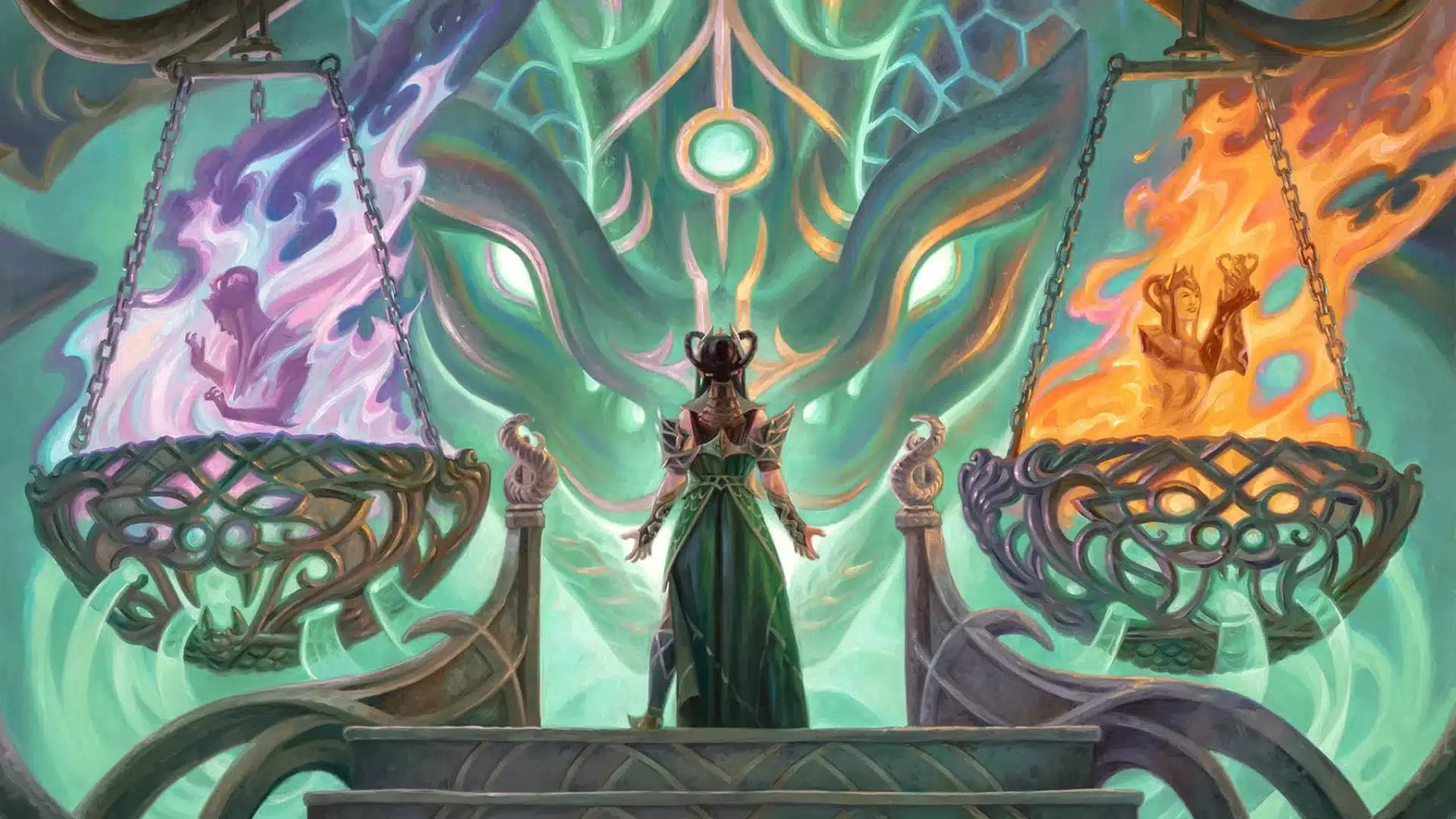 Teval's Judgment | Tarkir: Dragonstorm Commander Decks | Art by Alix Branwyn