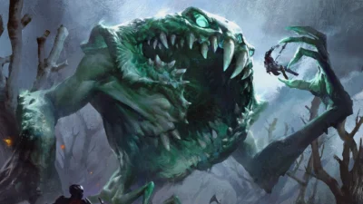 Yargle, Glutton of Urborg | Dominaria | Art by Jehan Choo