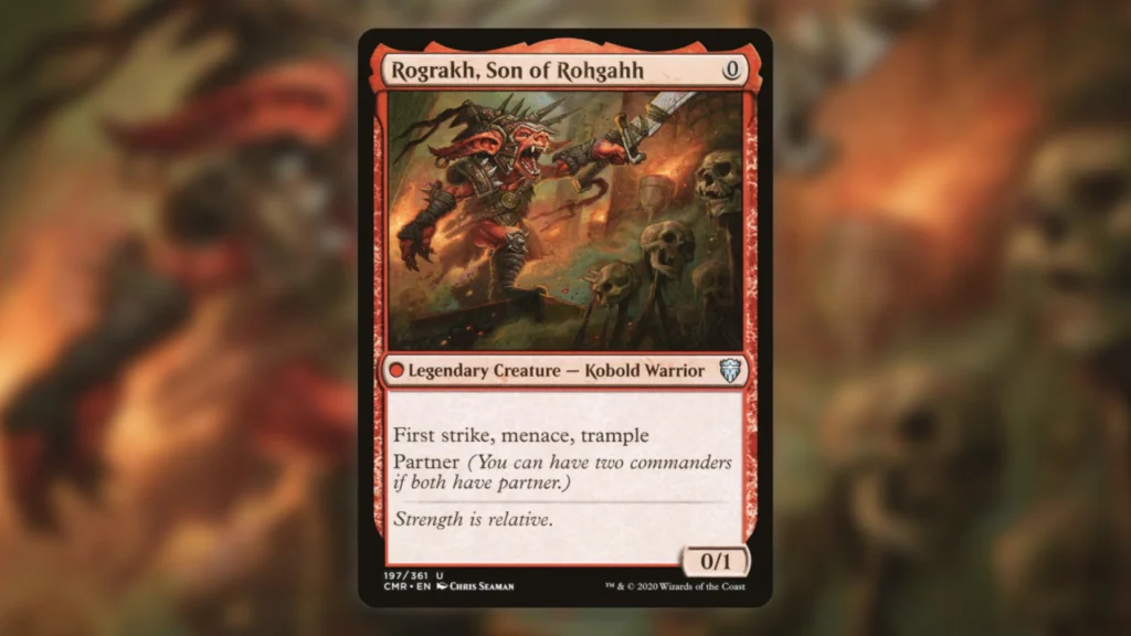 Best Partner Cards MTG Rograkh Son of Rohgahh