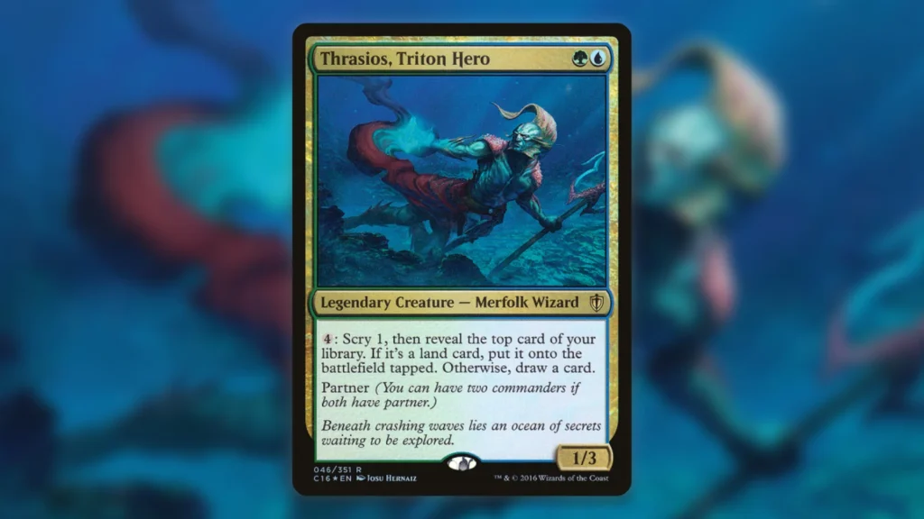 Best Partner Cards MTG Thrasios Triton Hero