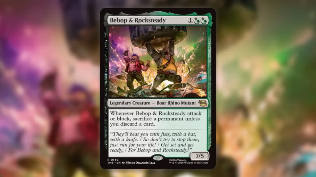 MTG TMNT Spoilers Bebop & Rocksteady