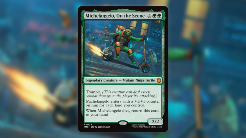 Michelangelo On The Scene MTG
