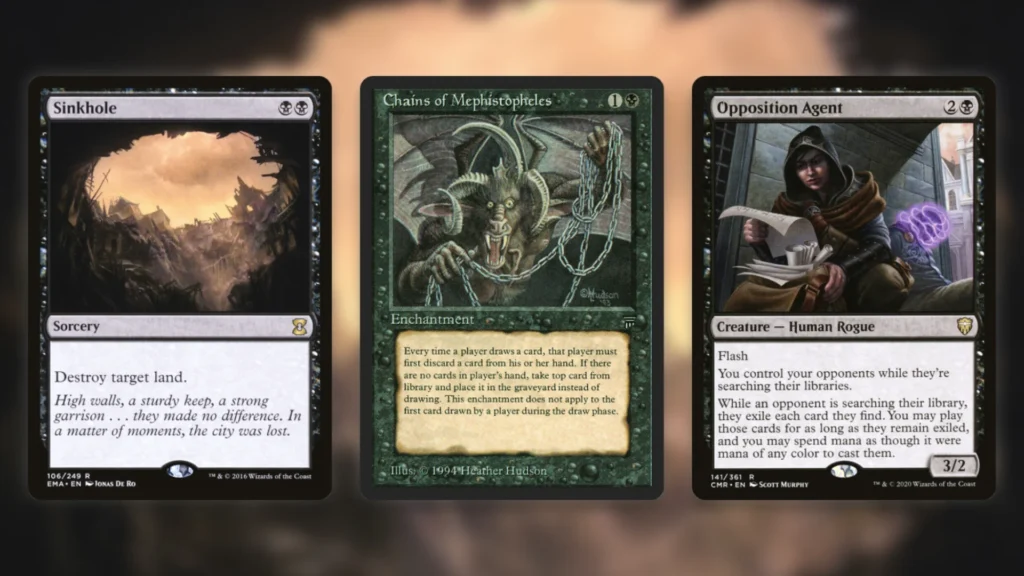 Mono-Black Midrange MTG Legacy Lock Pieces