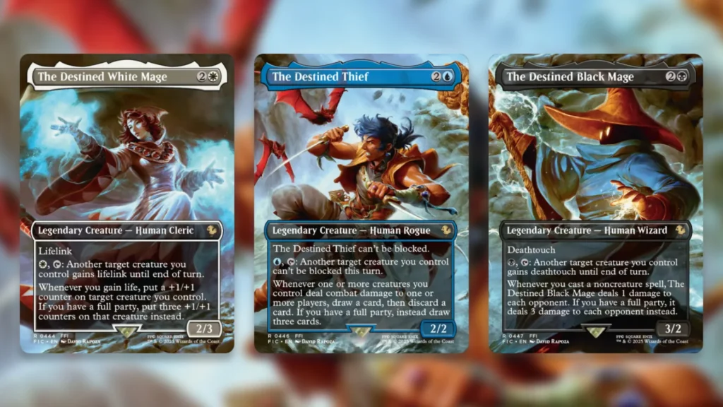 Party Mechanic MTG Final Fantasy Support Pieces