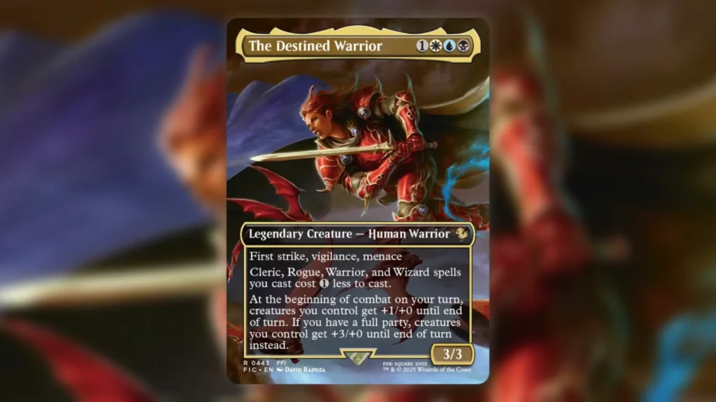 Party Mechanic MTG Final Fantasy The Destined Warrior