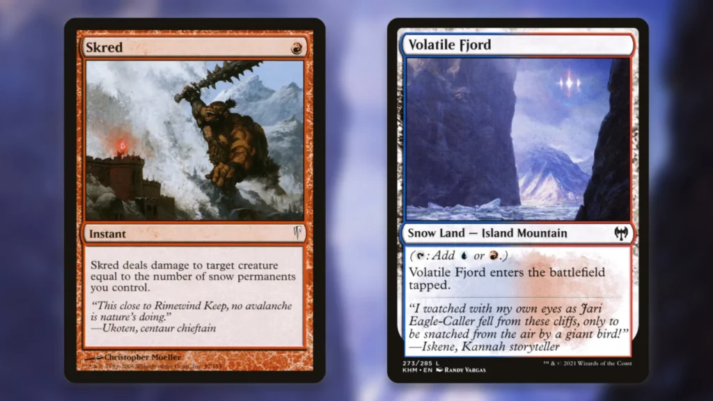 Serpentine Curve MTG Pauper Snow Package