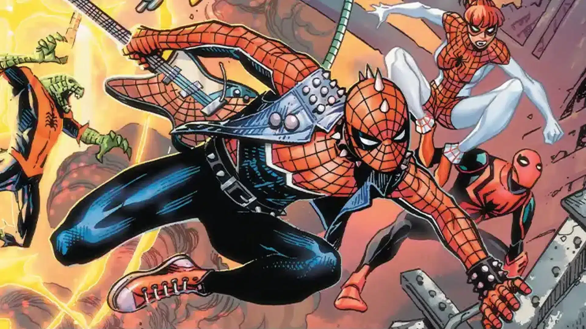 Spider-Punk | Spider-Man | Art by Jim Cheung & Jay David Ramos