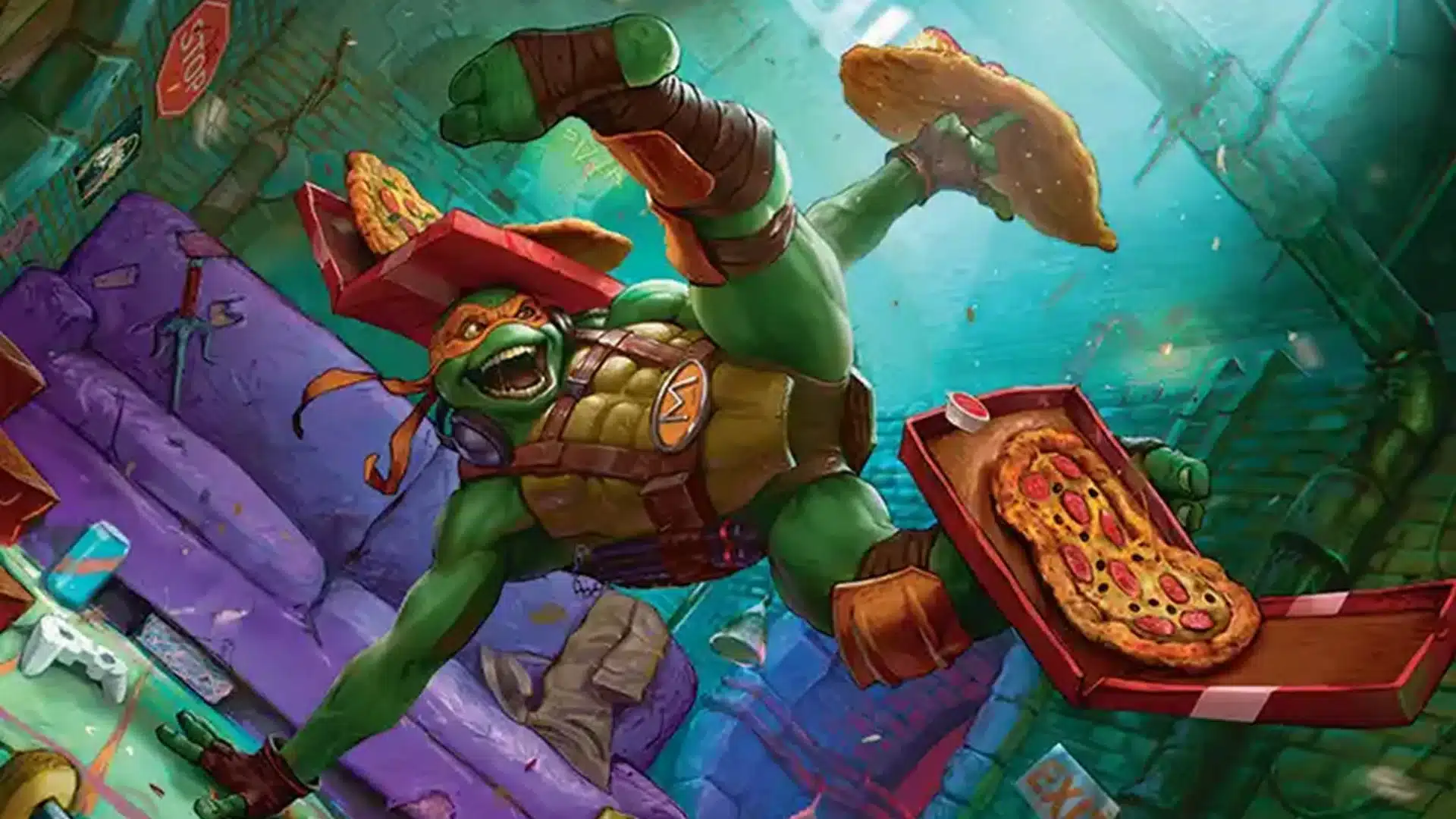 Michelangelo, the Heart | Teenage Mutant Ninja Turtles Eternal | Art by Néstor Ossandón Leal