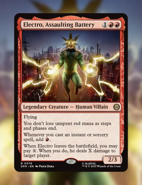 Electro, Assaulting Battery