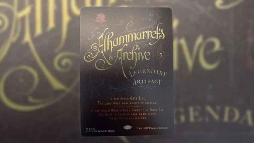 Alhammarret's Archive Bonus Card