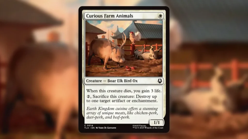 Best MTG Avatar Commons Pauper Curious Farm Animals