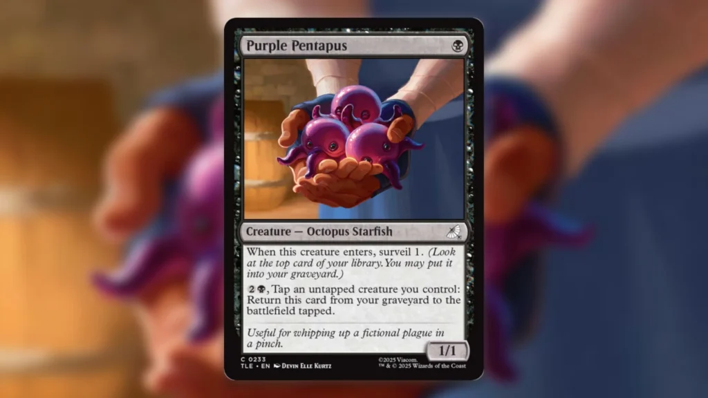 Best MTG Avatar Commons Pauper Purple Pentapus