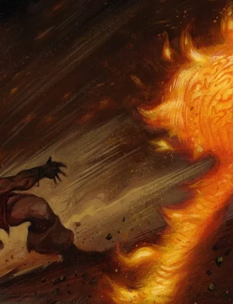 Punishing Fire | Zendikar | Art by Christopher Moeller