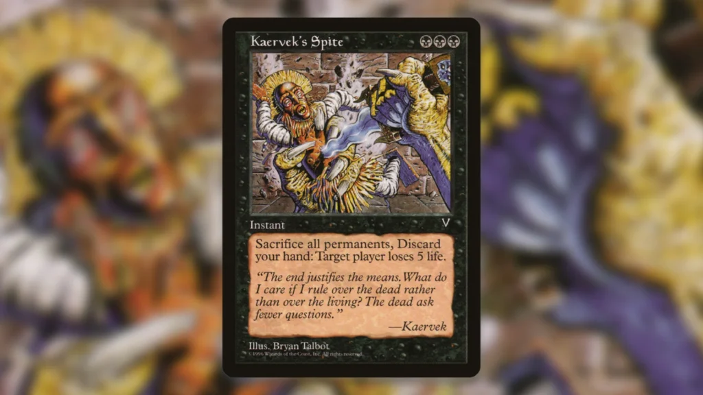 Kaervek's Spite MTG