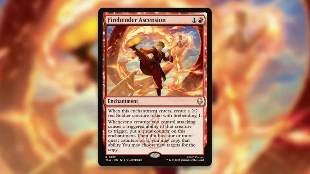 MTG Avatar Firebender Ascension
