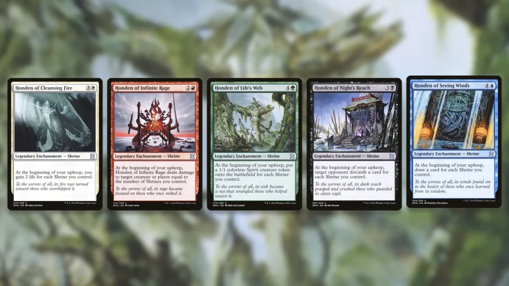 MTG Champions of Kamigawa Shrines