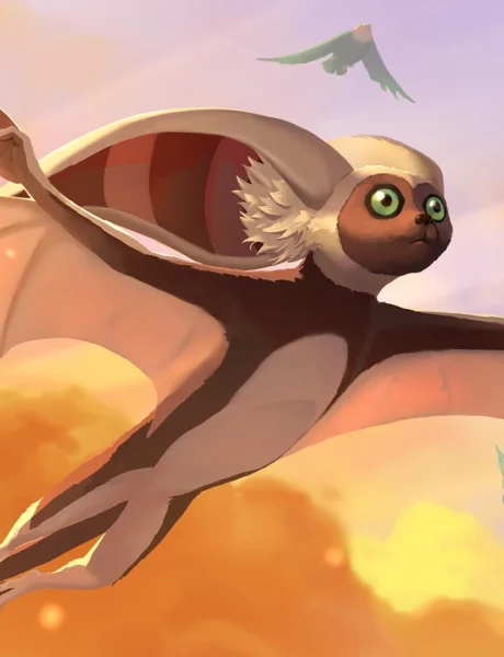 Momo, Friendly Flier | Avatar: The Last Airbender | Art by Brandon L Hunt