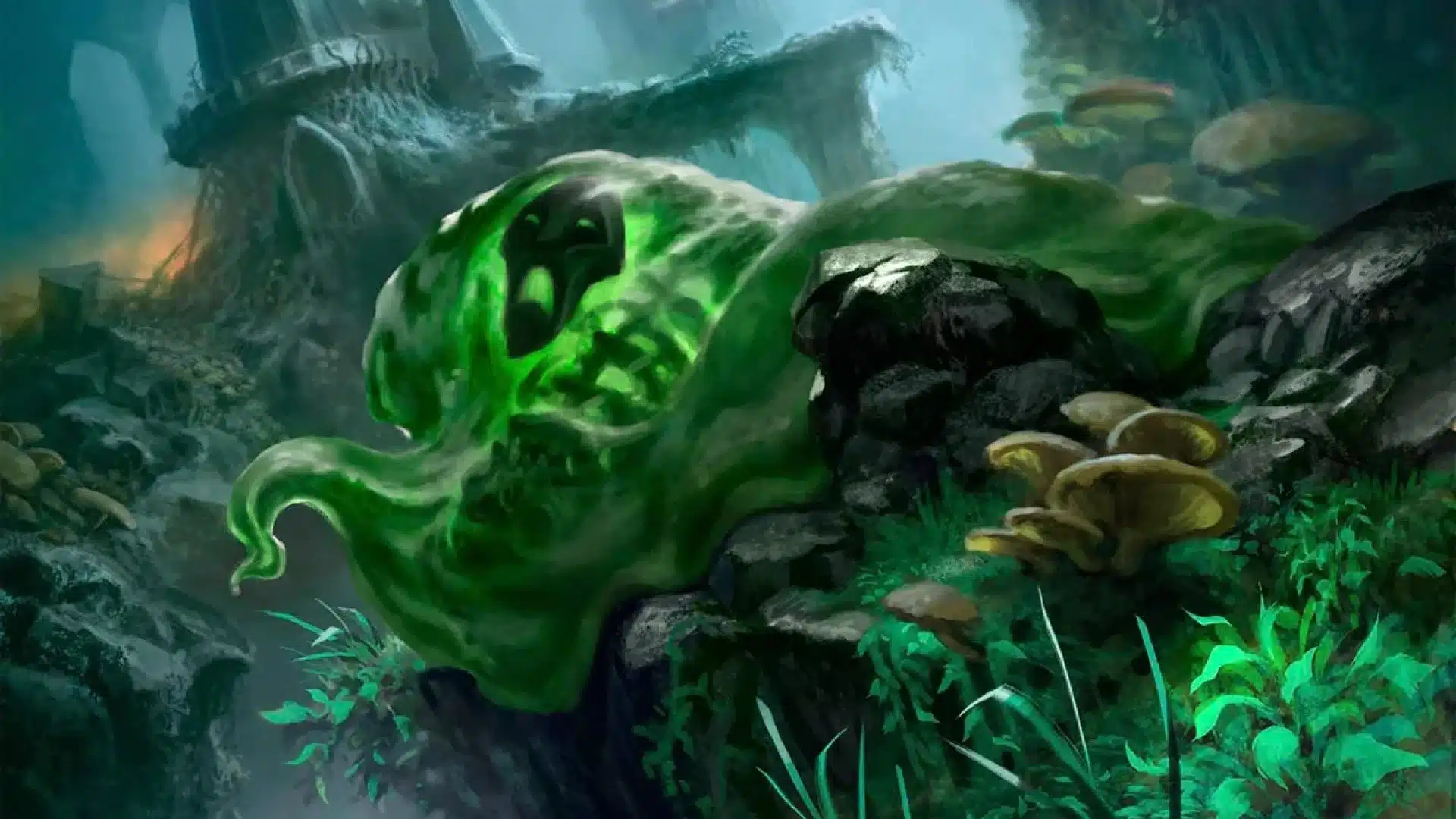 Slime Against Humanity | Murders at Karlov Manor | Art by Brent Hollowell