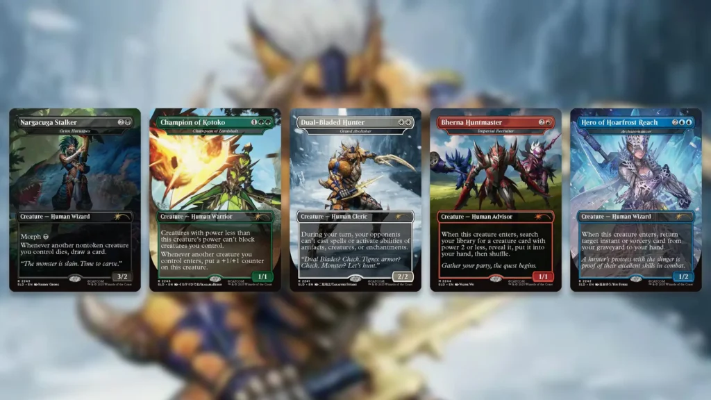 Secret Lair x Monster Hunter: The Hunters