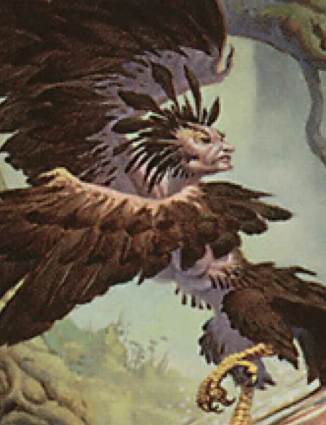 Cavern Harpy | Planeshift | Art by Daren Bader