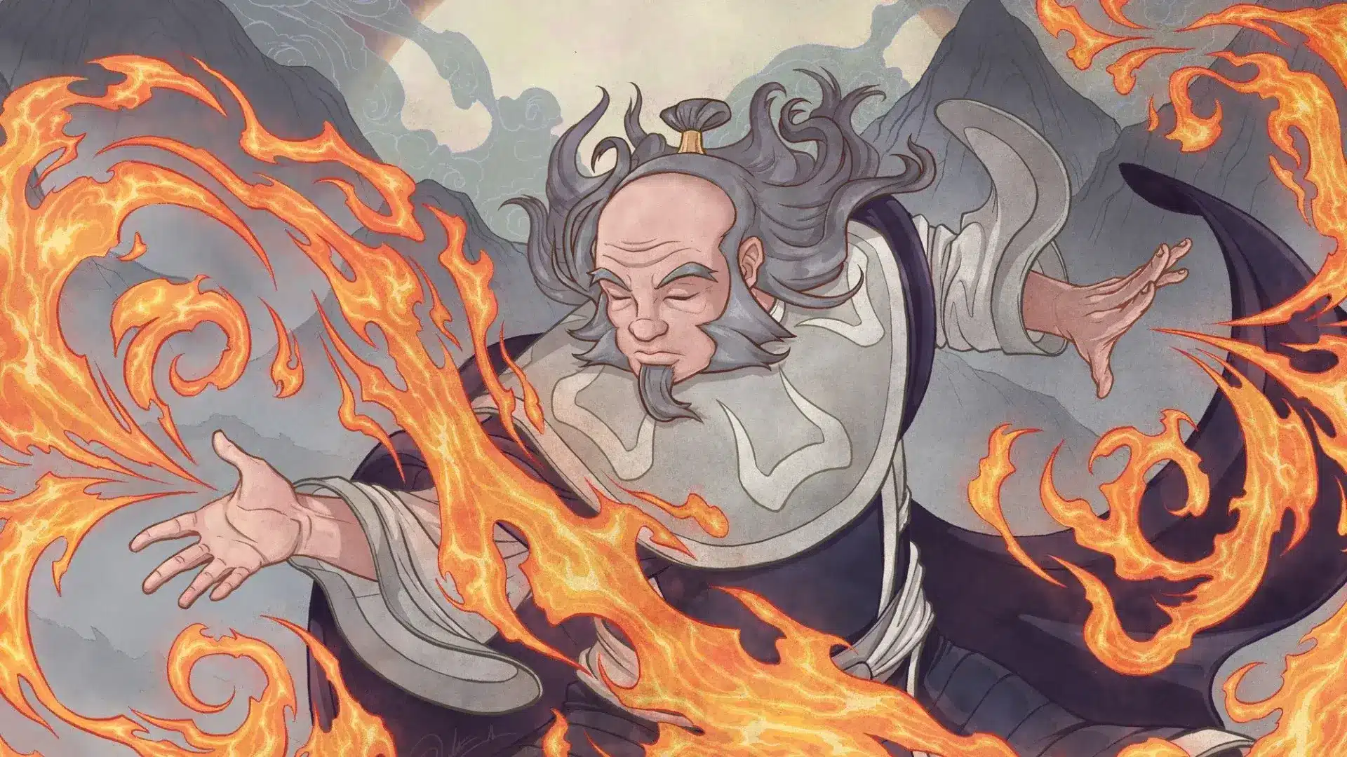 Iroh, Grand Lotus | Avatar: The Last Airbender | Art by Dalton Pencarinha
