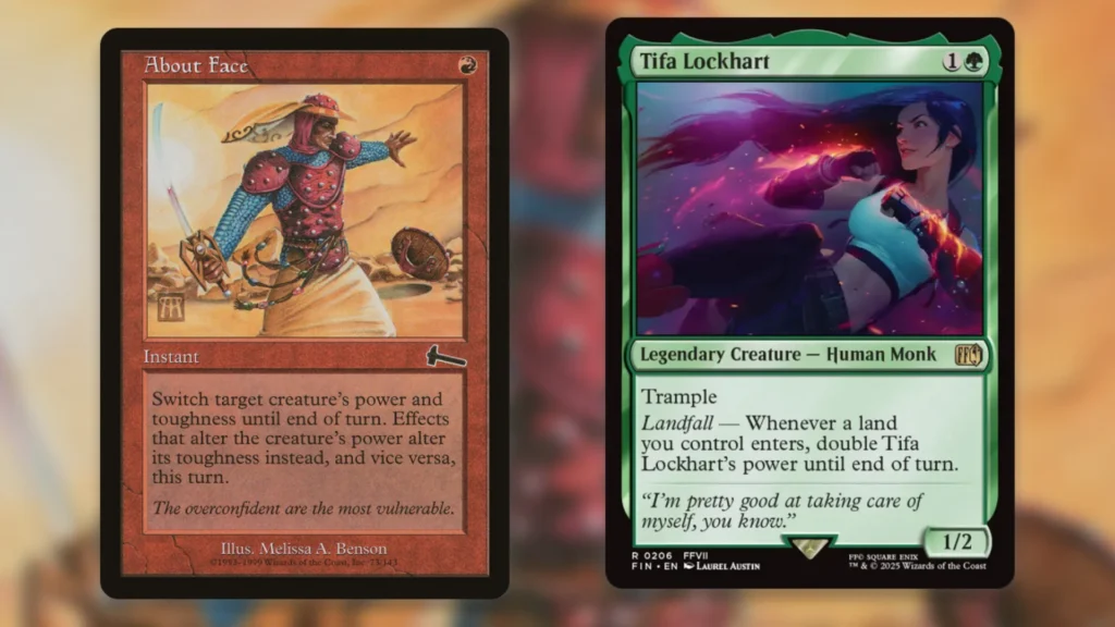 About Face MTG Rules Interaction