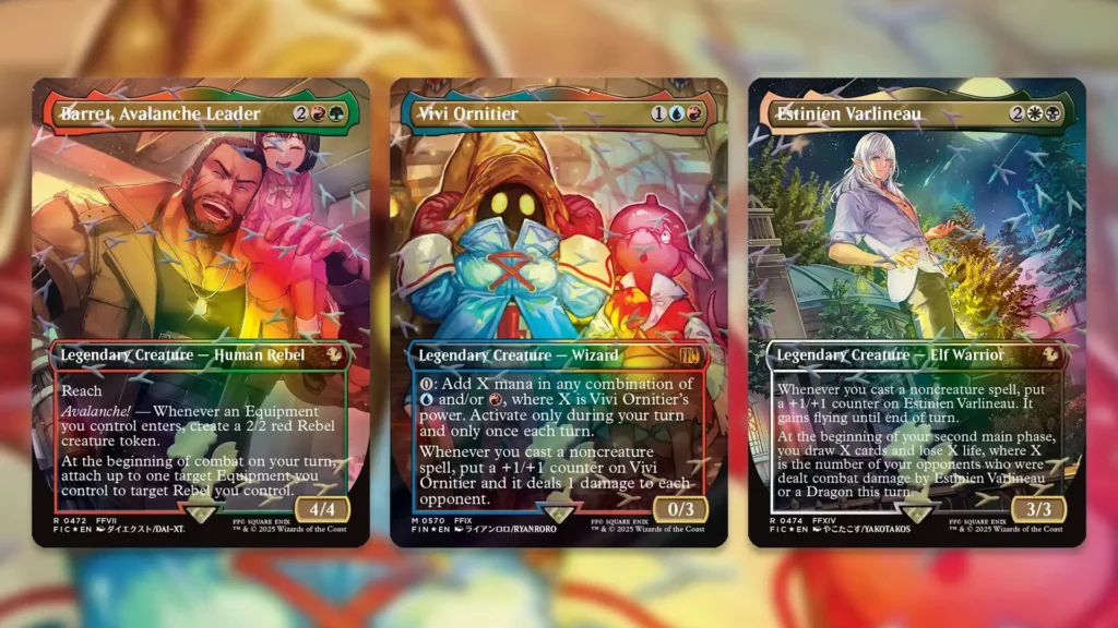 Barret, Avalanche Leader | Vivi Ornitier | Estinien Varlineau