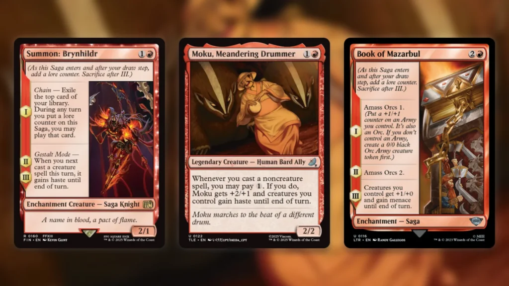 Chong and Lily Nomads MTG Sagas and Bards