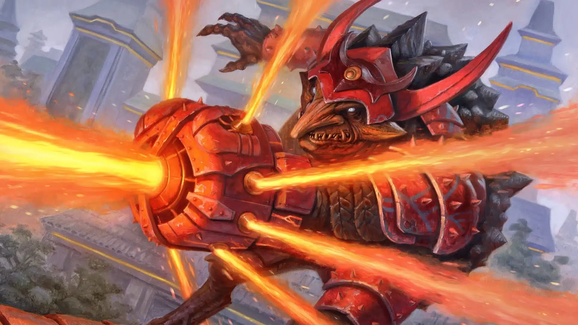 Kindled Fury | Kamigawa: Neon Dynasty | Art by Dmitry Burmak